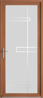 Porte d'entrée bois Alicia