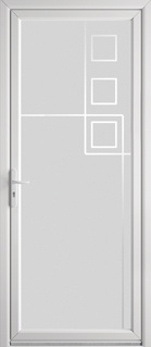 Porte d'entrée PVC Lucy