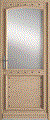Porte bois adour vitre